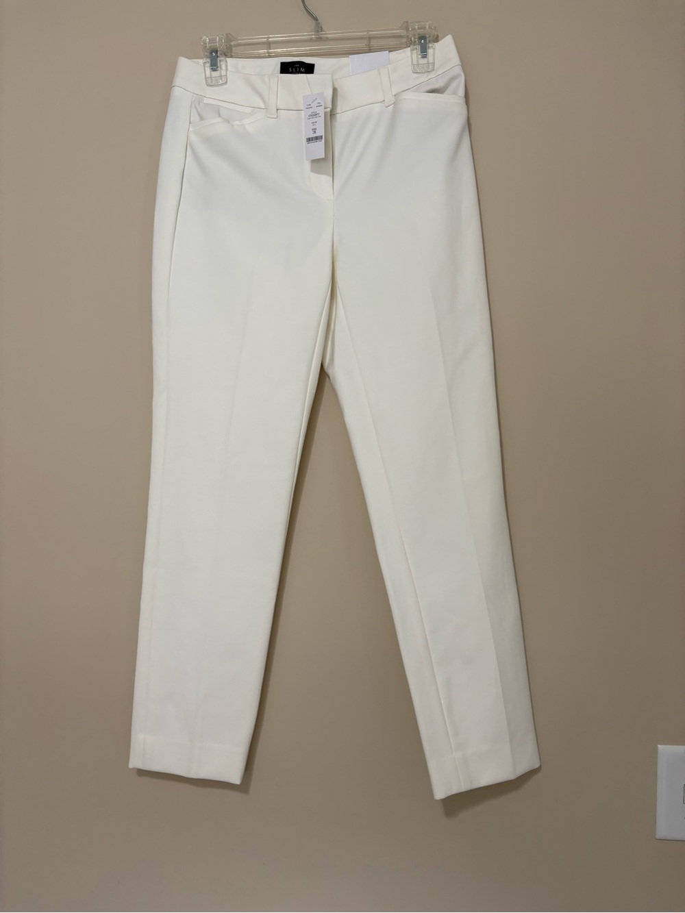 LOFT White Cropped Ankle Pants